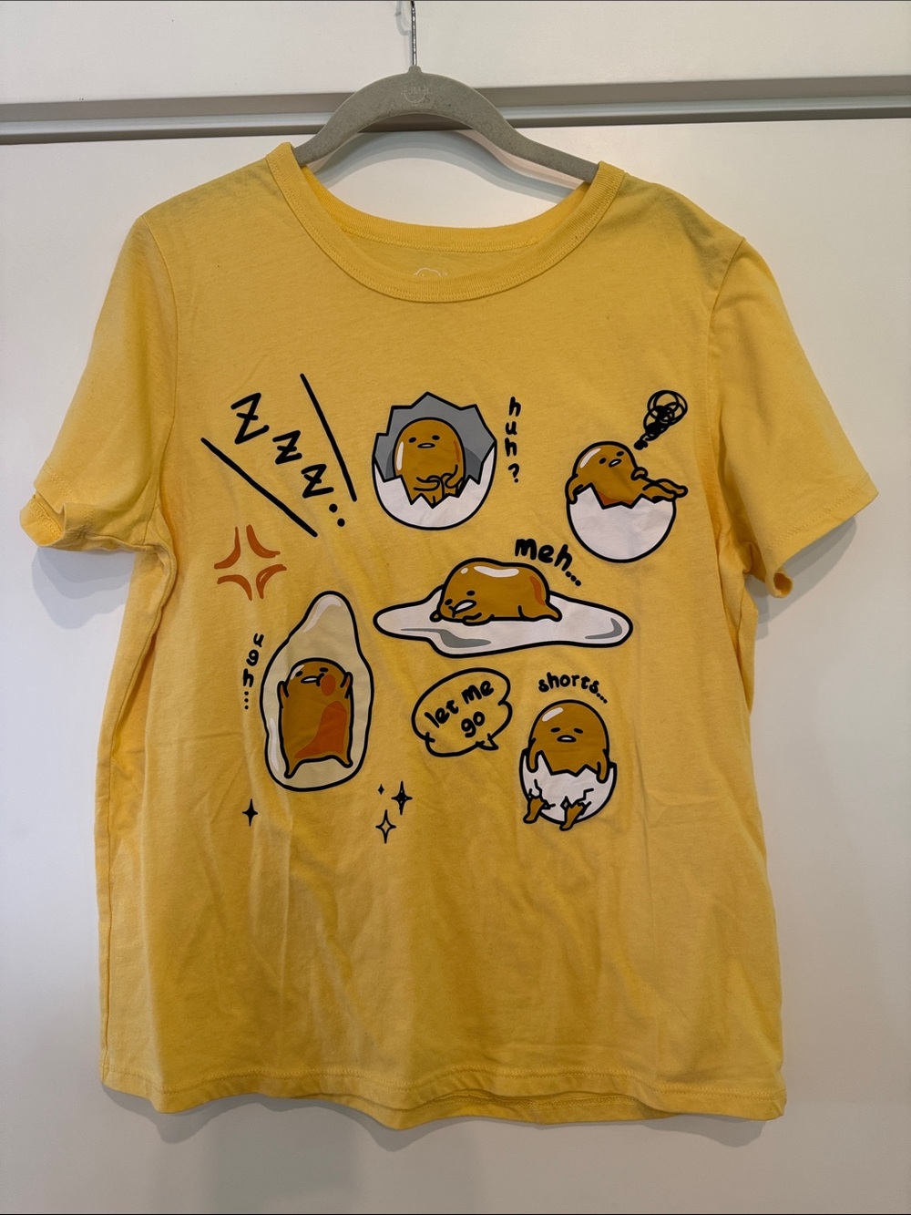 Gudetama Sanrio Tee Shirt Size L